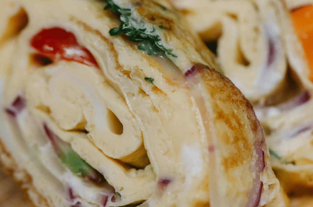 omelette roulee garnie