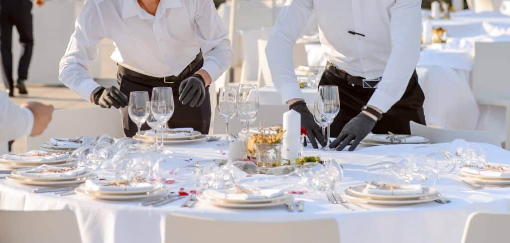 Service à table