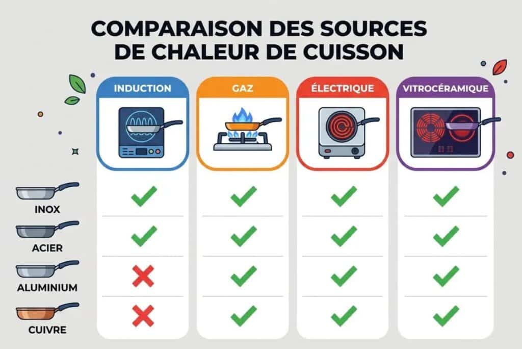Compatibilité poêles et sources de chaleur